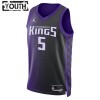 Dres Sacramento Kings De Aaron Fox Jordan 2023-24 Statement Edition Ljubičasta Swingman - Dječji